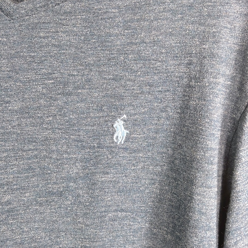 Polo by Ralph Lauren Long Sleeve Men's V-Neck Tee Shirt size L - Picture 3 of 8